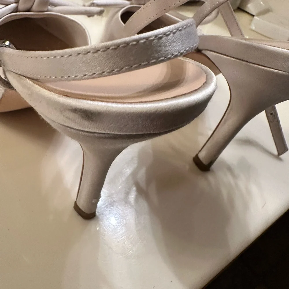Loeffler Randall bridal Alina Heels with Bow Detail
